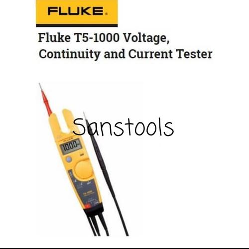 [EZR.3600815] Fluke T5-1000 voltage continuity current tester T51000 Fork clamp test