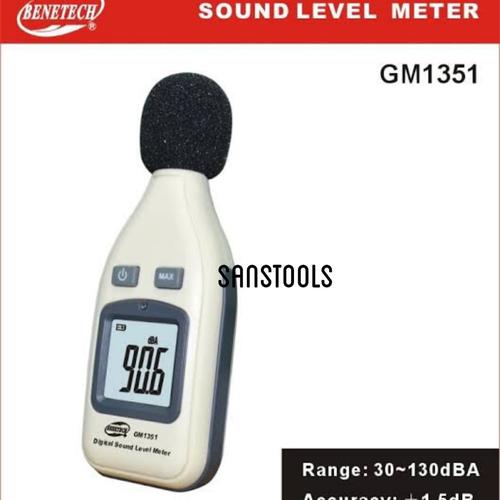 [EZR.3600847] Benetech GM1351 digital sound level meter alat ukur kebisingan GM-1351
