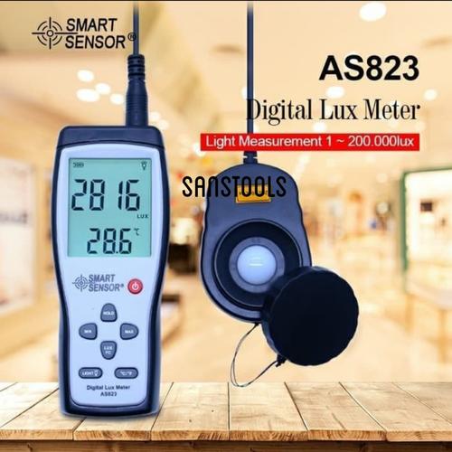 [EZR.3600851] Smart sensor AS823 Digital lux light meter AS-823 ukur cahaya original