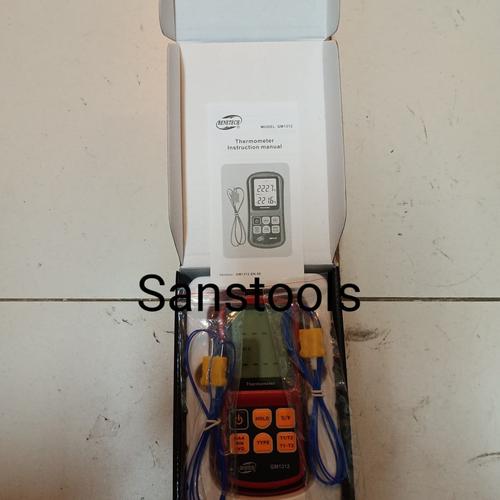 [EZR.3600852] Benetech GM1312 dual input thermometer thermocouple suhu GM-1312 murah