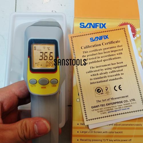 [EZR.3600855] Sanfix IT550N infrared thermometer gun non contact suhu panas Taiwan