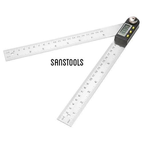 [EZR.3600976] digital protractor penggaris mistar ruller siku tukang sudut 30cm 12"