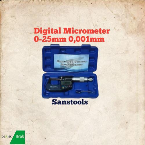 [EZR.3601003] digital micrometer 0-25mm mikrometer versi murah mitutoyo 293-230-30