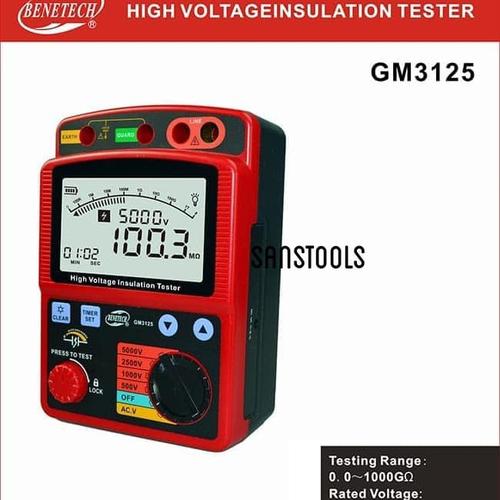 [EZR.3601060] Benetech GM3125 High voltage insulation tester megger 5kv GM-3125A