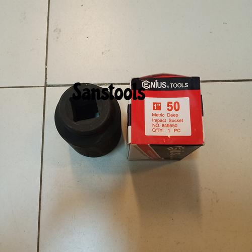 [EZR.3601075] Deep Impact socket 1" x 50mm Germany mata kunci sock sok panjang 50 mm