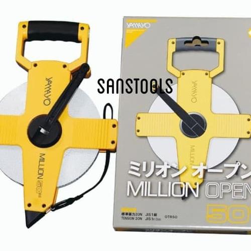 [EZR.3601095] measuring tape reel Yamayo Million 50M meteran gulung tancap 50 meter