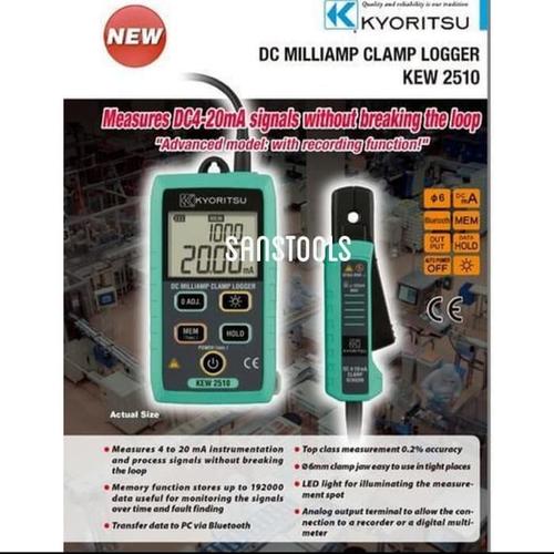 [EZR.3601142] kyoritsu 2510 Dc milliamp clamp meter with bluetooth original Japan