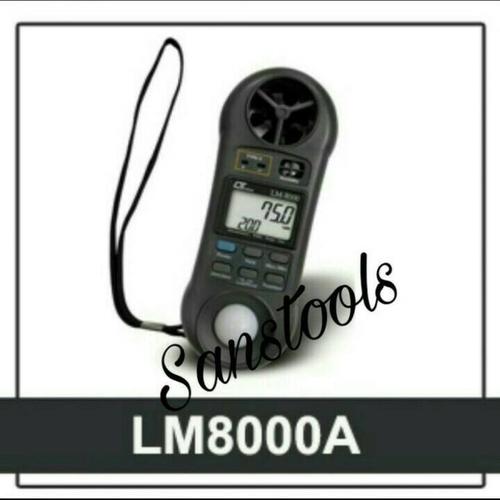 [EZR.3601349] Lutron LM8000A 4 in 1 anemometer lux light meter hummidity LM8000 Ori