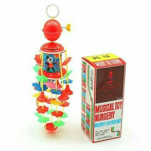 [EZR.3601357] Kerincingan bayi bunyi merry go round musical toy nursery untuk tidur