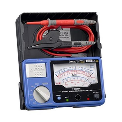 [EZR.3601381] hioki 3490 analogue insulation tester 1kv megger manual JAPAN asli