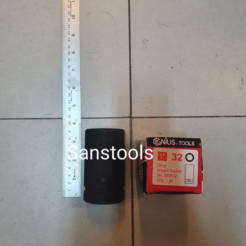 [EZR.3601394] Deep impact socket 1" x 32mm mata kunci sock panjang wrench Germany