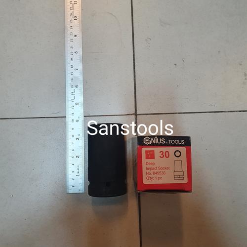 [EZR.3601395] Deep impact socket 1" x 30mm mata kunci sock panjang wrench Germany