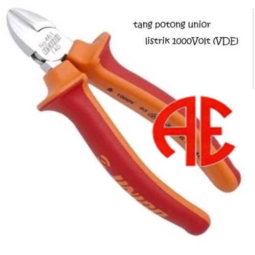 [EZR.3601436] tang potong unior 6" 160mm 1000v listrik electric diagonal cutting