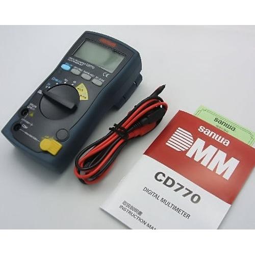 [EZR.3601441] SANWA CD770 digital multimeter Japan multi tester avometer CD 770 asli