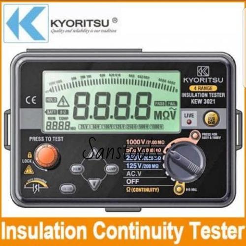 [EZR.3601485] KYORITSU Kew 3021 JAPAN digital insulation continuity tester megger
