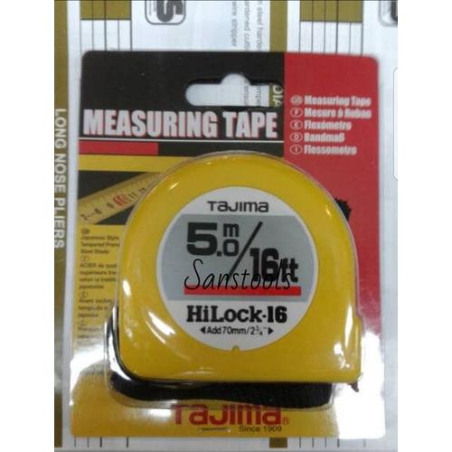 [EZR.3601486] meteran Tajima 5 meter JAPAN / measuring tape 5m Hi lock 5 M 6Ft asli