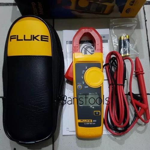 [EZR.3601493] FLUKE 303 digital clamp meter tang ampere AC 600A with SOFT CASE ASLI