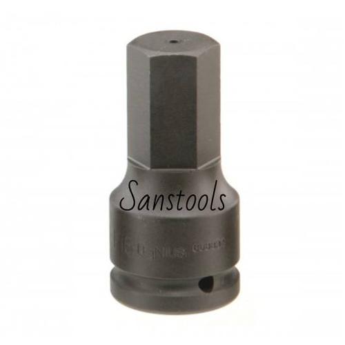 [EZR.3601503] impact Hex Bit 1" x 36mm mata sock L 36 mm H36 Hexbit Genius Germany