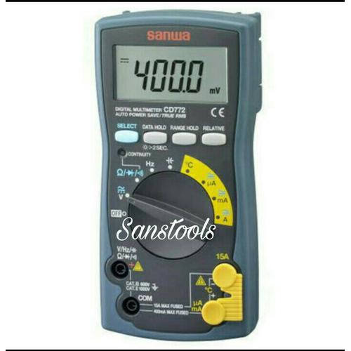 [EZR.3601607] Sanwa CD-772 digital multimeter multitester TRUE RMS CD772 JAPAN ASLI