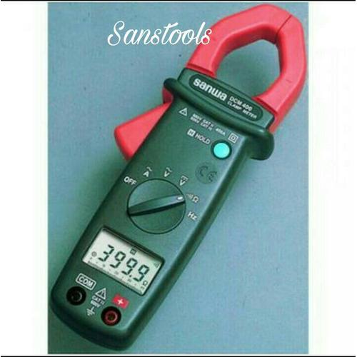 [EZR.3601646] SANWA DCM-400 tang ampere digital CLAMP METER AC DCM400 ASLI