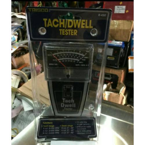 [EZR.3601657] Tach dwell tester R-450 TRISCO analog tachometer R450 TAIWAN ASLI