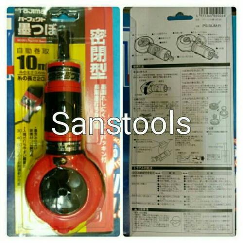[EZR.3601674] CHALK LINE SIPATAN TAJIMA PS-SUM-R TINTA 10m 10 m meter ASLI JAPAN