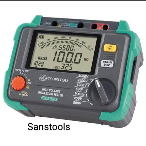 [EZR.3601692] KYORITSU 3125A HIGH VOLTAGE INSULATION TESTER MEGGER 5KV 5000V ASLI