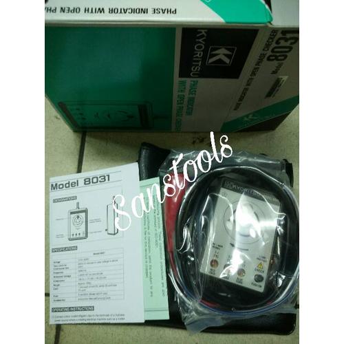 [EZR.3601727] KYORITSU 8031 PHASE CHECKER INDCATOR / PHASE SEQUENCE ASLI 100%
