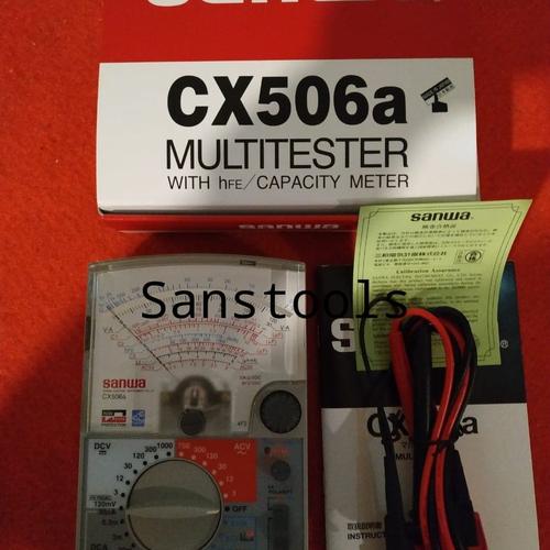 [EZR.3601738] sanwa cx506a analog multimeter / multitester manual ASLI