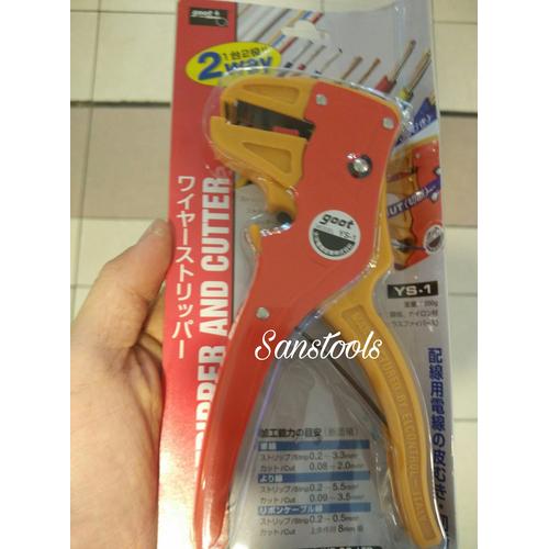 [EZR.3601795] tang pengupas kabel / wire stripper goot YS-1 JAPAN ASLI