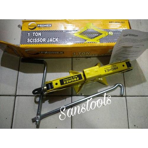 [EZR.3601829] dongkrak ulir / dongkrak jembatan PROHEX 1TON GERMANY