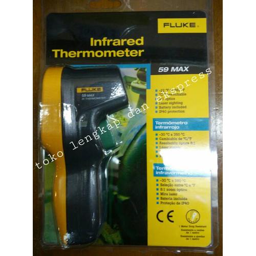 [EZR.3601882] FLUKE 59MAX INFRARED THERMOMETER PENGUKUR SUHU DIGITAL ORIGINAL 100%