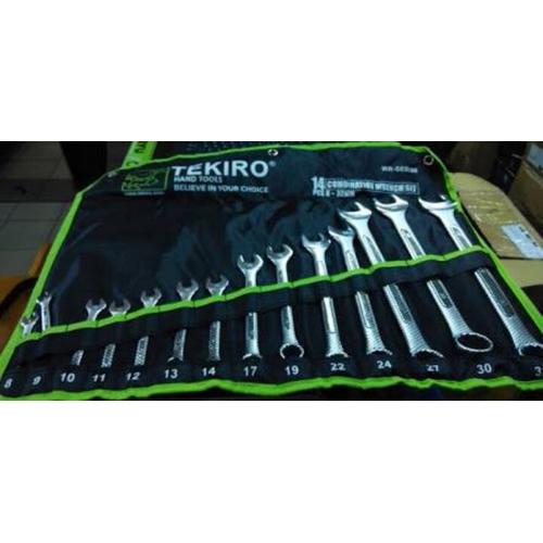 [EZR.3601892] combination wrench / kunci ring pas set TEKIRO 8-32MM 14PCS JAPAN