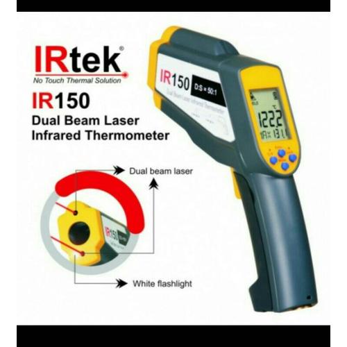 [EZR.3601921] Infrared thermometer IRTEK IR150 double beam laser 1400c