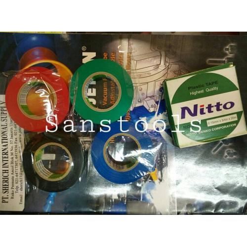 [EZR.3602048] electrical tape / isolasi kabel nitto super rekat asli 100%