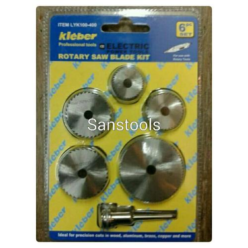 [EZR.3602056] mini rotary saw blade 6pcs kleber  / mata potong kayu mini