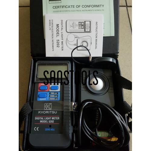 [EZR.3602063] DIGITAL LIGHT METER KYORITSU 5202 ORIGINAL 100%