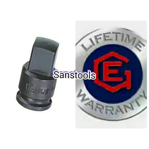 [EZR.3602089] adaptor impact socket GENIUS 1.1/2"F X 1"M GERMANY QUALITY
