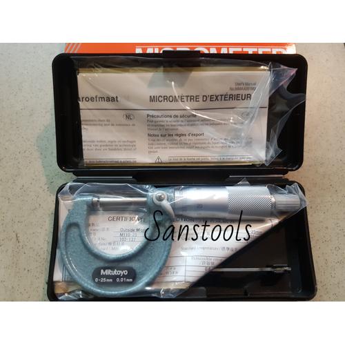 [EZR.3602102] micrometer / outside micrometer mitutoyo 0-25mm ORIGINAL