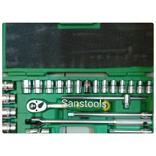 [EZR.3602131] socket set / kunci sock set TEKIRO 1/2" 24PCS 8-32MM 6PT 12PT