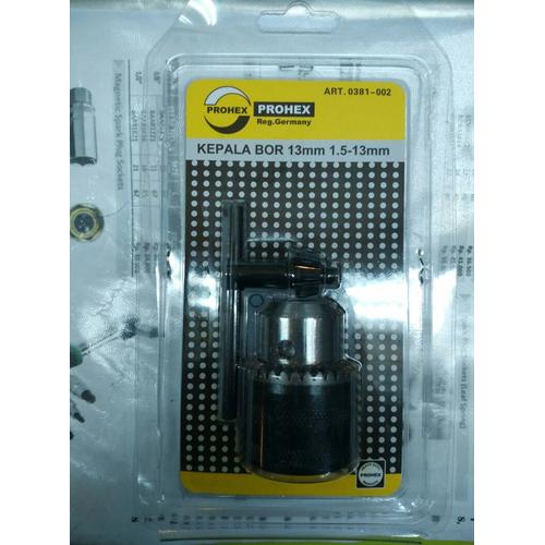 [EZR.3602190] drill chuck 13mm prohex / kepala bor 13mm drat 1/2"