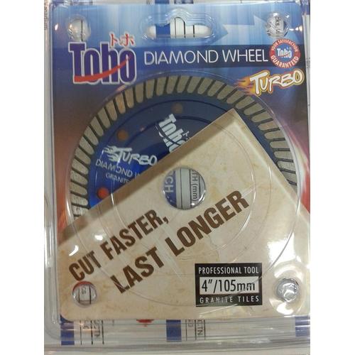 [EZR.3602349] diamond wheel toho 4" turbo / mata potong keramik toho / pisau potong