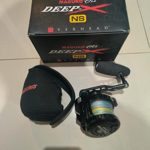 [EZR.3602367] Reel OH Maguro Deep X NS 600N ( Handle Kanan ) Second baru sekali pakai PE 4 400M