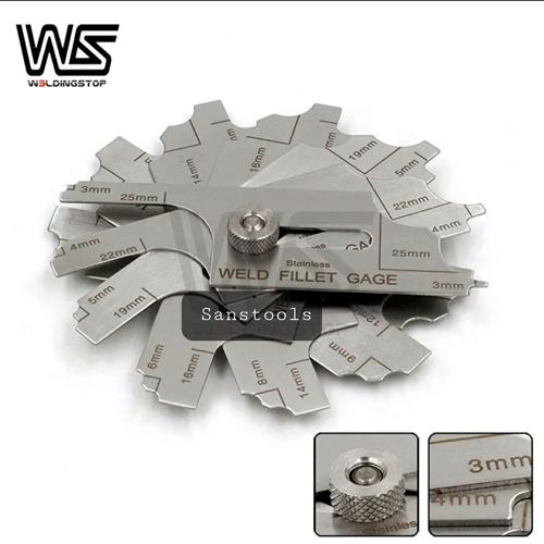 [EZR.3602376] Welding gauge MG-11 / weld fillet gage metric 3-25mm murah ukur las