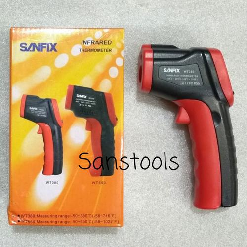 [EZR.3602387] Sanfix WT380 Infrared thermogun WT-380 thermometer laser murah ori