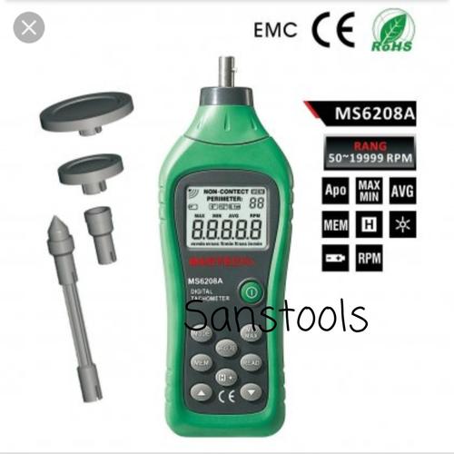 [EZR.3602398] Mastech MS6208A digital contact tachometer MS-6208A MS6208 Original