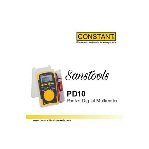 [EZR.3602427] CONSTANT PD10 pocket digital multimeter GARANSI