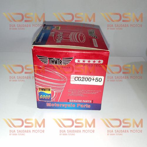 [EZM.1150050] Piston Ring Pin Seher Set Oversize 0.50mm TWMTR Viar Roda 3 Karya 200