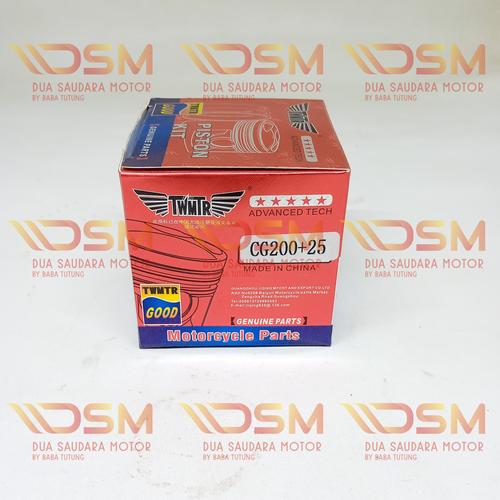 [EZM.1150051] Piston Ring Pin Seher Set Oversize 0.25mm TWMTR Viar Roda 3 Karya 200