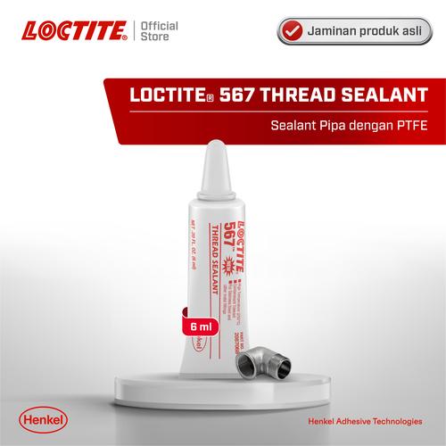 [EZM.6100005] Henkel LOCTITE 567 THREAD SEALANT Seal Pipa Pencegah Kebocoran 6 ml